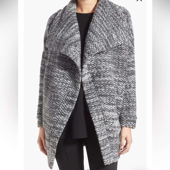 NORDSTROM Wool Blend Sweater Coat - Picture 1 of 10